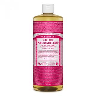 DR. BRONNERS tekuté universální mýdlo ALL-ONE, ROSE 945 ml