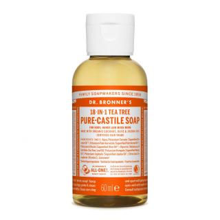 DR. BRONNERS tekuté universální mýdlo ALL-ONE, TEA TREE 60 ml