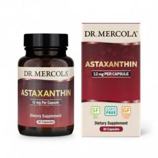 Dr. Mercola Astaxanthin, 12 MG, 30 kapslí