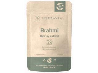 Herbavia BRAHMI Bacopa drobnolistá, Bylinný extrakt, 60 kapslí Refill pack 60 kapslí