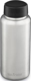 Nerezová lahev Klean Kanteen Classic w/Loop Cap - 1182 ml brushed stainless