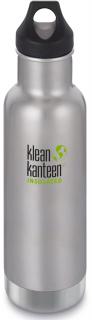 Nerezová termolahev Klean Kanteen Insulated Classic Loop Cap - 592 ml brushed stainless