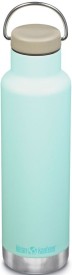 Nerezová termolahev Klean Kanteen Insulated Classic w/Loop Cap - 592 ml blue tint