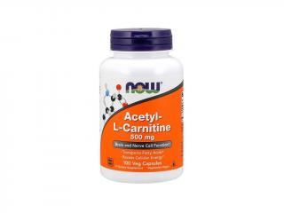 Now® Foods Acetyl-L-Carnitine 500 mg, 100 kapslí