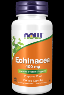 Now® Foods Echinacea (Třapatka), 400 mg, 100 rostlinných kapslí