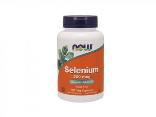 Now® Foods Selenium, 200 mcg, 180 rostlinných kapslí