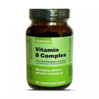 Nutraseu Vitamín B Complex 100% Plant Based 60 kapslí 180 kapslí