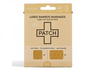 Patch - Bambusové náplasti - Natural - široké (10 ks)