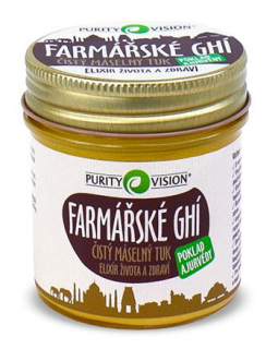 Purity Vision Farmářské Ghí 120ml