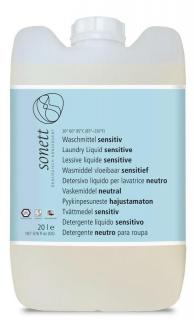 Sonett tekutý prací gel sensitive (neutral) 20 l