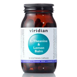 Viridian L-Theanine & Lemon Balm  (L-Theanin s meduňkou) 30 kapslí