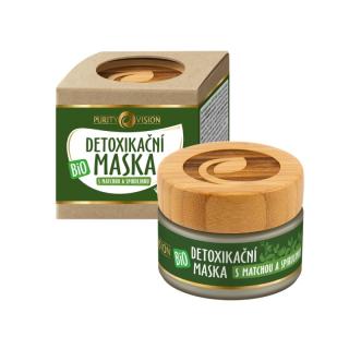 Bio Detoxikační maska s matchou a spirulinou 40ml