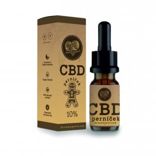 CBD olej Broadspectrum 10% Perníček