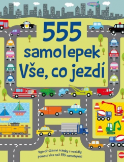 555 samolepek - Vše, co jezdí