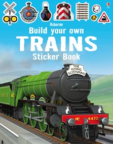 Build your own trains sticker book