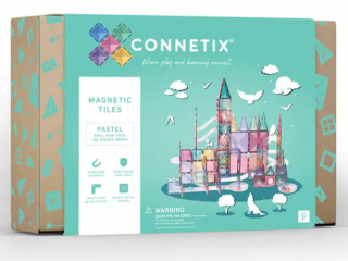 Connetix Magnetická kuličkodráha 106ks pastel