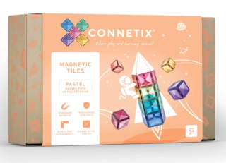 Connetix Rozšíření čtverce pastel 40ks