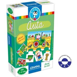 GRANNA Auta puzzle 4 dílky