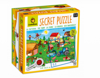 Ludattica: Secret Puzzle s lupou Farma 24ks