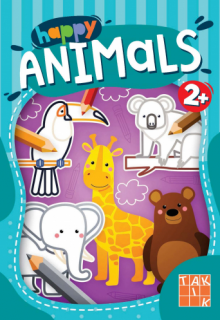 Omalovánky HAPPY ANIMALS 2+