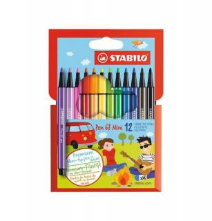 STABILO Pen 68 Mini 12 ks Kartonové Pouzdro