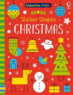 Usborne MINIS: Sticker Shapes Christmas