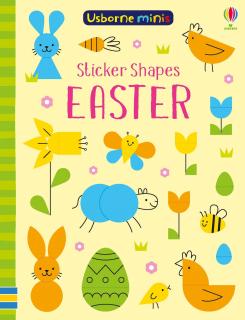 Usborne MINIS: Sticker Shapes Easter