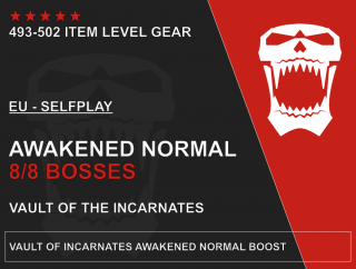 Vault of the Incarnates Awakened Normal Boost Možnosti: 8/8 Normal Saved run