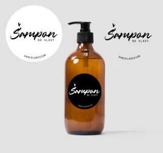 Samolepka šampon Barva: Černá
