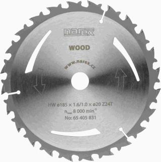 NAREX pilový kotouč WOOD 185x1,6/1,0x20 mm Z24T