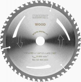 NAREX pilový kotouč WOOD 185x1,6/1,0x20 mm Z48T