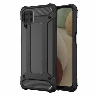 Armor Case kryt pro Samsung Galaxy A12, černý (Zadní plastovo-gelový kryt Armor Case pro Samsung A12, černý)