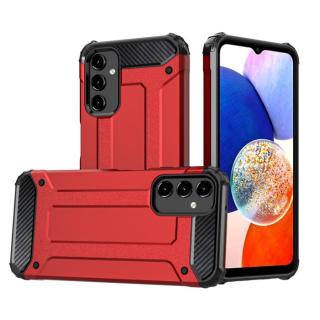 Armor Case kryt pro Samsung Galaxy A14 / A14 5G červené (Zadní plastovo-gelový kryt Armor Case pro Samsung A14 / A14 5G červené)