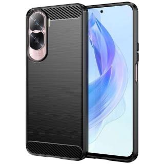 Forcell Carbon Case pro Honor 90 Lite 5G černé (Zadní gelový kryt Carbon pro Honor 90 Lite 5G černé)