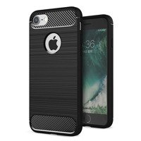 Forcell Carbon Case pro iPhone 6/6S, černé (Zadní gelový kryt Carbon pro iPhone 6/6S, černé)