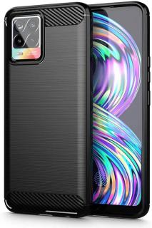 Forcell Carbon Case pro Realme 8/8 Pro černé (Zadní gelový kryt Carbon pro Realme 8/8 Pro černé)