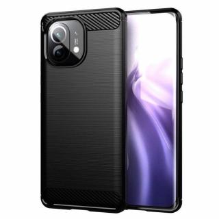 Forcell Carbon Case pro Xiaomi Mi 11T / Mi 11T Pro černé (Zadní gelový kryt Carbon pro Xiaomi Mi 11T / Mi 11T Pro černé)