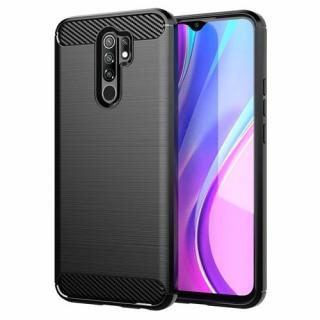 Forcell Carbon Case pro Xiaomi Redmi 9, černé (Zadní gelový kryt Carbon pro Xiaomi Redmi 9, černé)