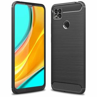 Forcell Carbon Case pro Xiaomi Redmi 9C, černé (Zadní gelový kryt Carbon pro Xiaomi Redmi 9C, černé)