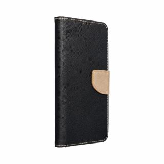 Otevírací pouzdro Fancy pro Samsung Galaxy A54 5G černo-zlaté (Otevírací pouzdro Fancy pro Samsung Galaxy A54 5G černo-zlaté)