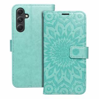 Otevírací pouzdro Forcell Mezzo book pro Samsung Galaxy A54 5G zelená mandala (Otevírací pouzdro Forcell Mezzo book pro Samsung Galaxy A54 5G zelená mandala)