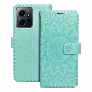 Otevírací pouzdro Forcell Mezzo book pro Xiaomi Redmi Note 12 zelená mandala