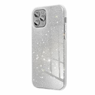 Zadní silikonový kryt Shining Bling pro Samsung Galaxy A15 / A15 5G stříbrný