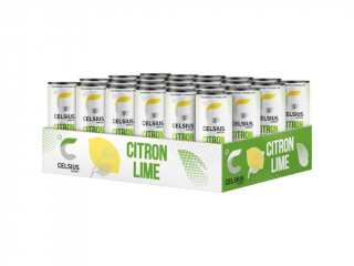 Celsius Energetický Nápoj Lemon Lime - Příchuť  Citron Limetka - 355ml - Box 24 kus