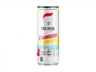 Celsius Energetický Nápoj Strawberry Lemonade - Příchuť Jahoda - 355ml