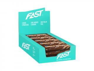 Fast Proteinová tyčinka Choco Brownie - Box 15 kus