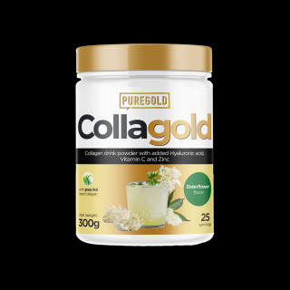 PureGold CollaGold + kys. hyaluronová - 300 g Příchuť: Bezinka