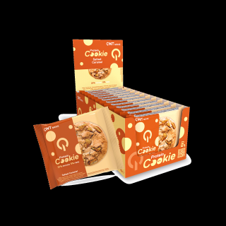 QNT Protein Cookie příchuť Salted Caramel - Box 12 kus