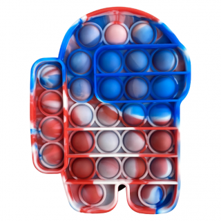 Pop It antistresová hračka Among Us trikolóra