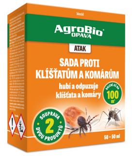 ATAK Sada proti klíšťatům a komárům 50+50 ml